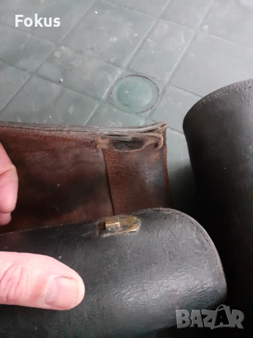 Стари царски кожени кавалерийски гети, гамаши, снимка 4 - Антикварни и старинни предмети - 53279557