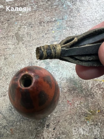 Ръчно рисувана тиква от Перу или Боливия, снимка 8 - Декорация за дома - 50780125