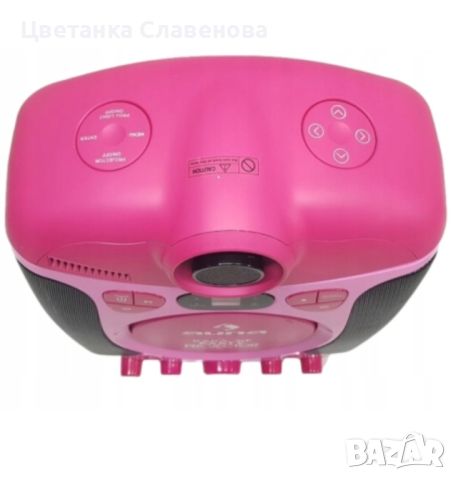 Продавам Комплект за караоке Kara Projectura розов + комплект LED микрофон Kara Dazzl, снимка 5 - Караоке - 45512833