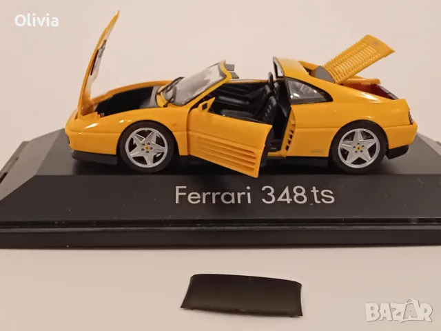 Ferrari F40 1:43 Ferrari 348 ts herpa отваряеми модели, снимка 14 - Колекции - 49220775