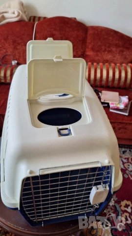 Голяма транспортна клетка 63×40×37, снимка 2 - За котки - 53680643
