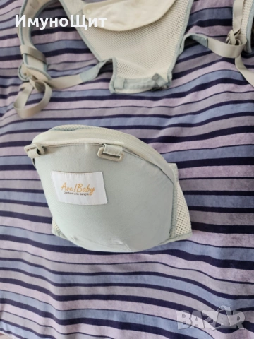 Ергономична раница тип Hip Seat за удобно носене на бебе от 6м до 15кг, снимка 2 - Кенгура и ранички - 53669012