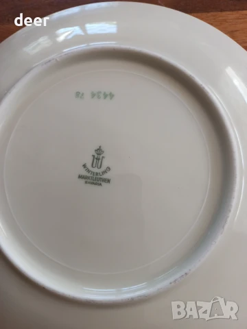 Фина баварска порцеланова чаша с чинийка , снимка 3 - Чаши - 50781362