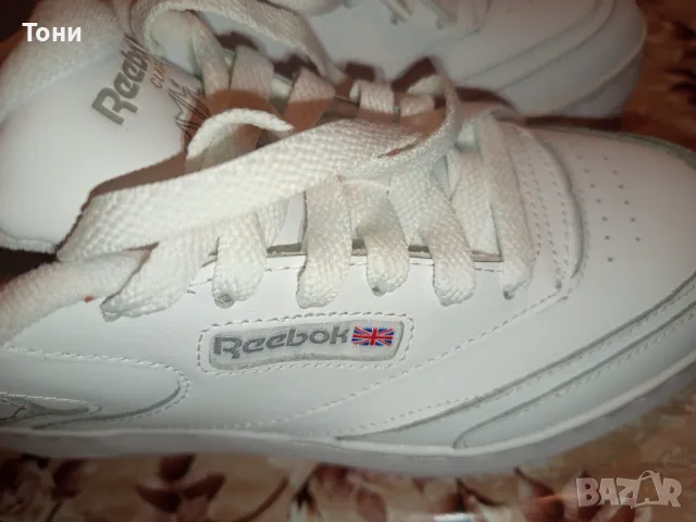 REEBOK Оригинал Високи Дамски Маратонки Естествена Кожа Нови 39, снимка 10 - Маратонки - 47013996