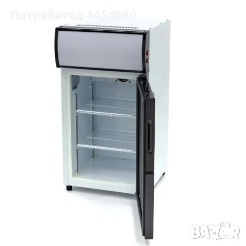 Вертикална охладителна витрина – 80 литра , снимка 4 - Хладилни витрини и фризери - 51059896
