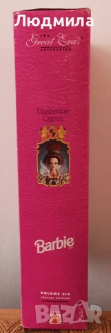 Барби - Елизабетинска кралица: Колекцията кукли "Великата ера", снимка 6 - Кукли - 53811298