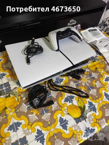 Продавам Ps5 Slim Gta5+Ufc 5 