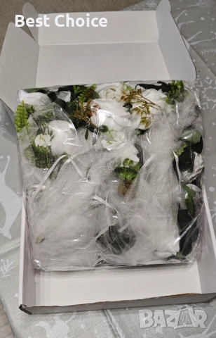 Сватбена декорация за кола, снимка 4 - Други - 52587267