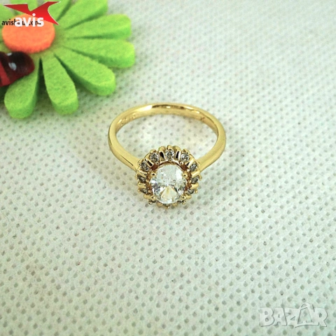 Пръстен с 14К златно покритие 224876