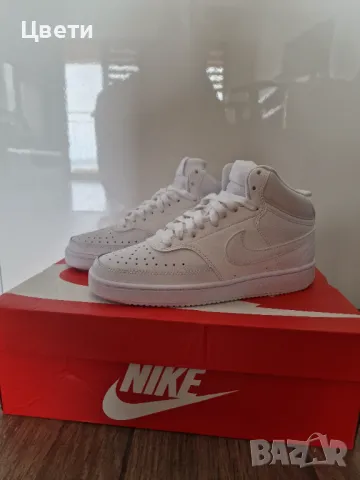 Nike Court Vision Mid, снимка 8 - Кецове - 47091309