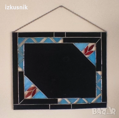 Ретро огледало в стил Арт Нуво, ръчно изработено, снимка 4 - Декорация за дома - 52469622