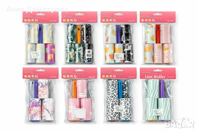 Ролка за мъхчета 3 бр.