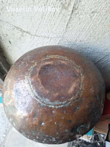 Голямо медно гърне/кашпа/саксия, снимка 10 - Декорация за дома - 51306021