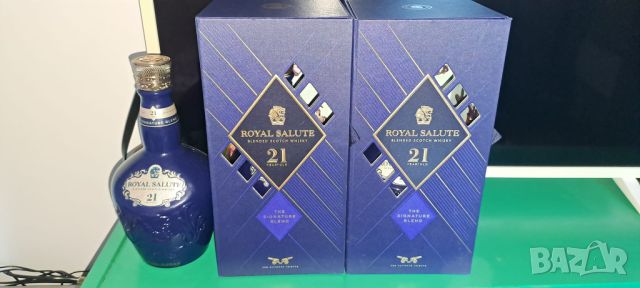 Chivas Royal Salute 21  Royal Salute 21 кутия с шише, снимка 4 - Колекции - 46290462