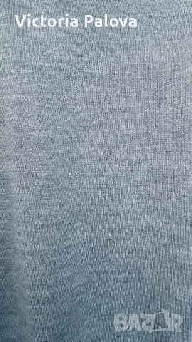 Френско сиво мерино  унисекс поло с висока яка CEDARWOOD STATE , снимка 6 - Пуловери - 52485108