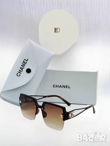 очила с калъф, кутия и ув защита chanel fendi versace gucci , снимка 9 - Слънчеви и диоптрични очила - 51318451