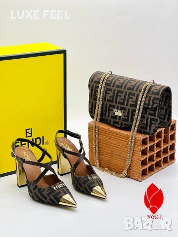 Prada 💎Fendi 💎 Дамски Обувки , снимка 10 - Дамски обувки на ток - 53828440