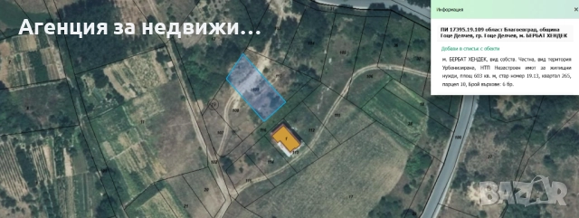 Продава се ПАРЦЕЛ в гр.Гоце Делчев