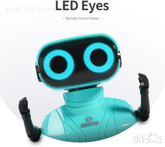 GILOBABY Играчка робот с дистанционно управление за деца 3-5 години, мигащи LED очи, снимка 3 - Електрически играчки - 54291256