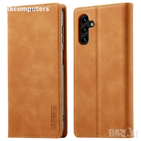 LC.IMEEKE Кожен Калъф Портфейл за Samsung Galaxy A57 5G - Микрофибърна кожа, Магнитен, Стойка, 5 цвя, снимка 5 - Калъфи, кейсове - 53973980