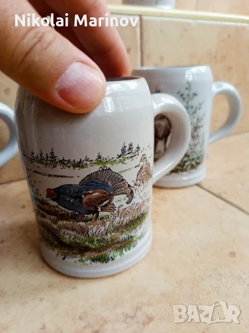 чаши с ловни мотиви, снимка 5 - Чаши - 51023794