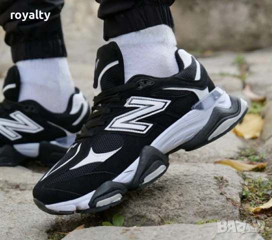 Мъжки Маратонки NewBalance 9060 Цвят-Черно и Бяло, снимка 3 - Маратонки - 51635715