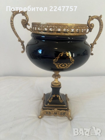 Ваза/ урна порцелан Limoges 31 см, снимка 10 - Антикварни и старинни предмети - 53793574