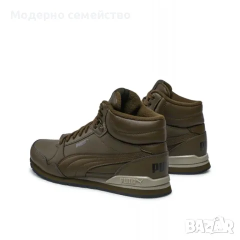 Мъки спортни обувки PUMA ST Runner V3 Mid Leather Shoes Green, снимка 2 - Ежедневни обувки - 46882812