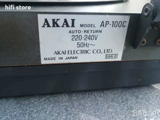 AKAI AP-100C, снимка 11 - Грамофони - 49379956