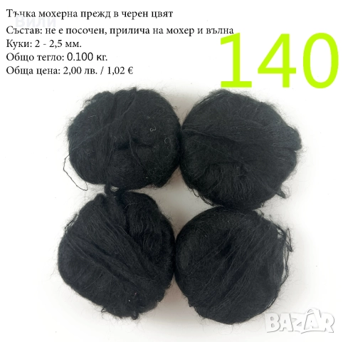 Евтини прежди в малки количества - нови и остатъци, снимка 7 - Други - 52042357