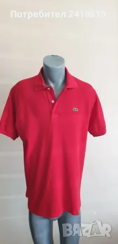 Lacoste  Pique Cotton Regular Fit Mens Size 5 - L - ОРИГИНАЛНА Тениска!, снимка 7 - Тениски - 50095627