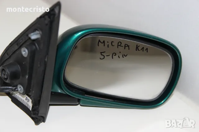 Дясно електрическо огледало Nissan Micra K11 (1993-2003г.) 9630162B00 / 5 пина, снимка 2 - Части - 50372255