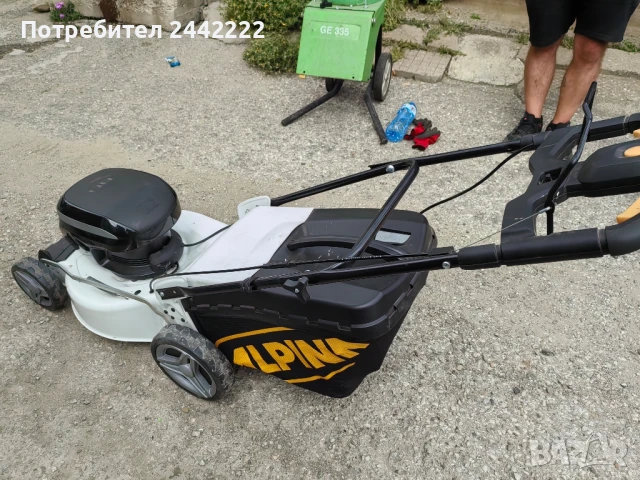 Акомулаторна Косачка Алпина чисто нова, снимка 2 - Градинска техника - 51286088