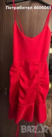 Официална червена рокля❤️✨, снимка 3 - Рокли - 51851569