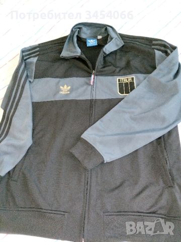 Оригинално мъжко горнище Adidas - Italia, снимка 1 - Спортни дрехи, екипи - 46476926