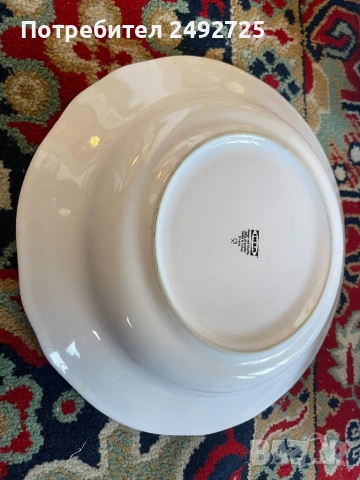 Чинии IKEA ново бели дълбоки 3 бр, снимка 2 - Чинии - 43330769