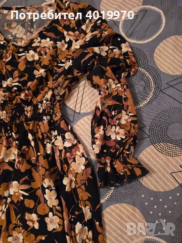 Нова рокля от сатен размер М, снимка 3 - Рокли - 54013882