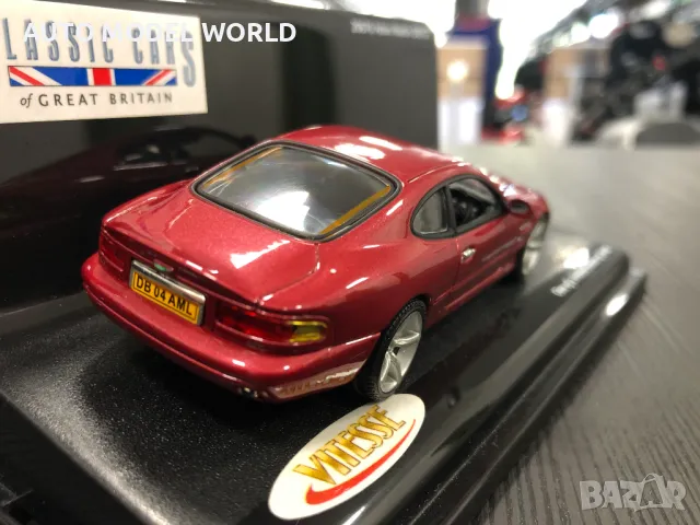 Оригинален Колекционерски модел количкa ASTON MARTIN DB7 GT 1:43, снимка 3 - Колекции - 47013873