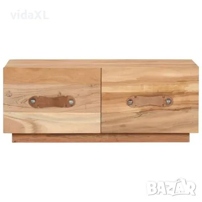 vidaXL Маса за кафе, 90x50x35 см, регенерирано дърво масив(SKU:287890), снимка 2 - Маси - 49196650