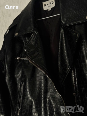 кожено яке, снимка 2 - Якета - 53699694