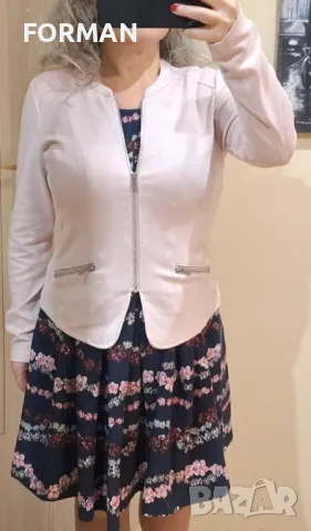 Розово сако с ципове, снимка 1