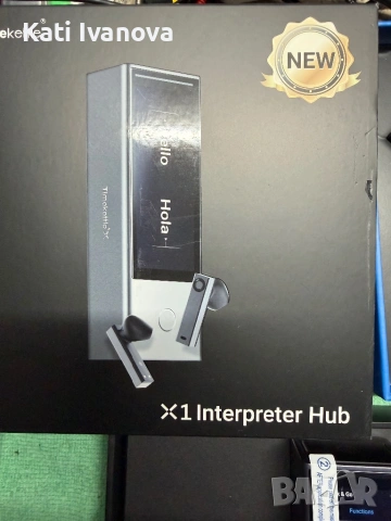 Преводач X1 AI Interpreter Hub, снимка 10 - Друга електроника - 53564354