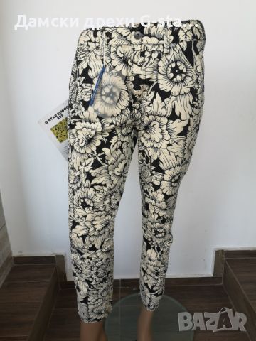 Дамски панталон G-Star RAW® 5622 3D MID BOYFRIEND PEARL YELLOW/BLACK размер W28/L32,  /293/, снимка 1 - Панталони - 46359977