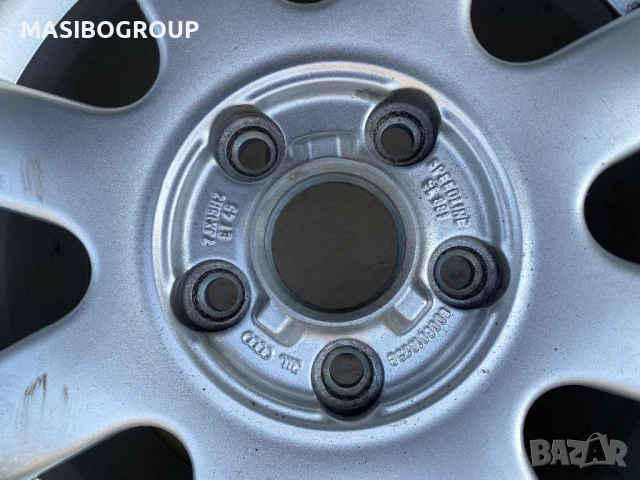 Джанта алуминиева джанти 7Jx15” с гума 205/60/15” за Ауди Audi, снимка 4 - Гуми и джанти - 49174332