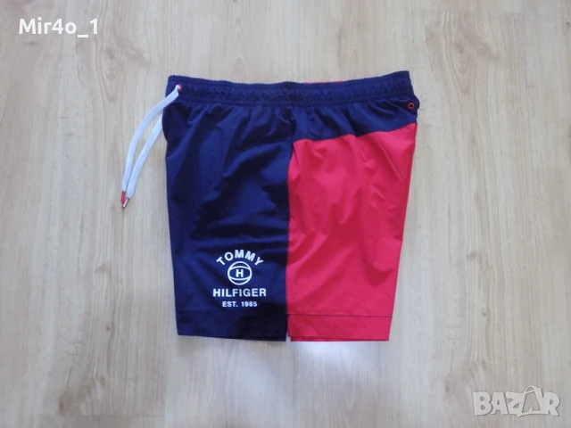 нови къси панталони tommy hilfiger шорти гащета бански плажни екип оригинални мъжки L, снимка 3 - Спортни дрехи, екипи - 51325817