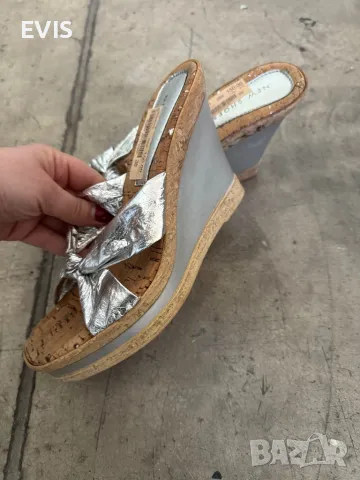 Сребристи чехли, снимка 3 - Чехли - 50018804