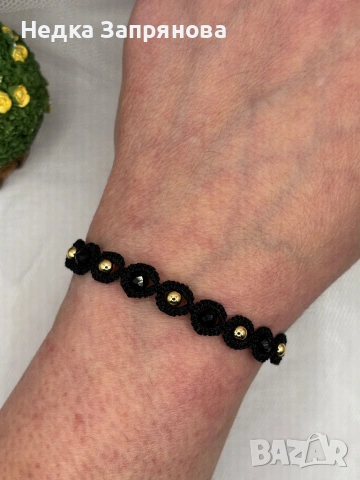 Гривна Стил Ръчно изработена Естествени камъни или стъклени Изработка по поръчка , снимка 2 - Гривни - 52713646