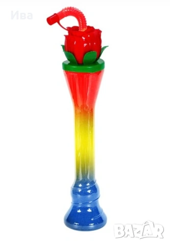 НОВО! Атрактивни пласмасови чаши за скрежина РОЗА 350 мл, снимка 3 - Чаши - 53896173