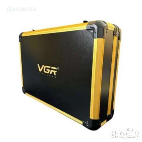 Професионален комплект машинки за подстригване VGR Stepless 4 в 1, снимка 8 - Друго оборудване - 53416416