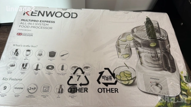 Кухненски робот Kenwood, снимка 2 - Блендери - 54093842